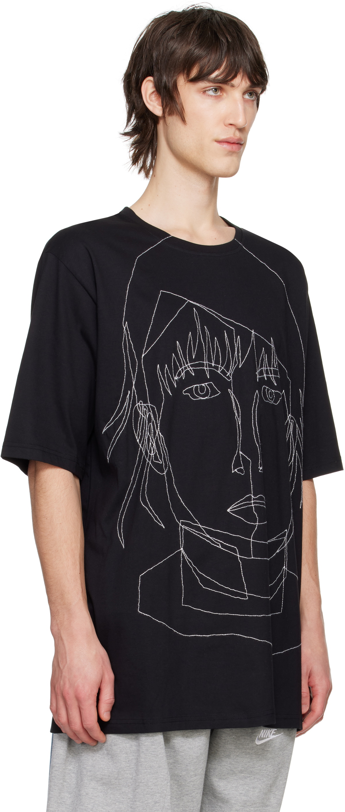 Bless Black Stitched Starcut II T-shirt