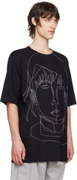Bless Black Stitched Starcut II T-shirt