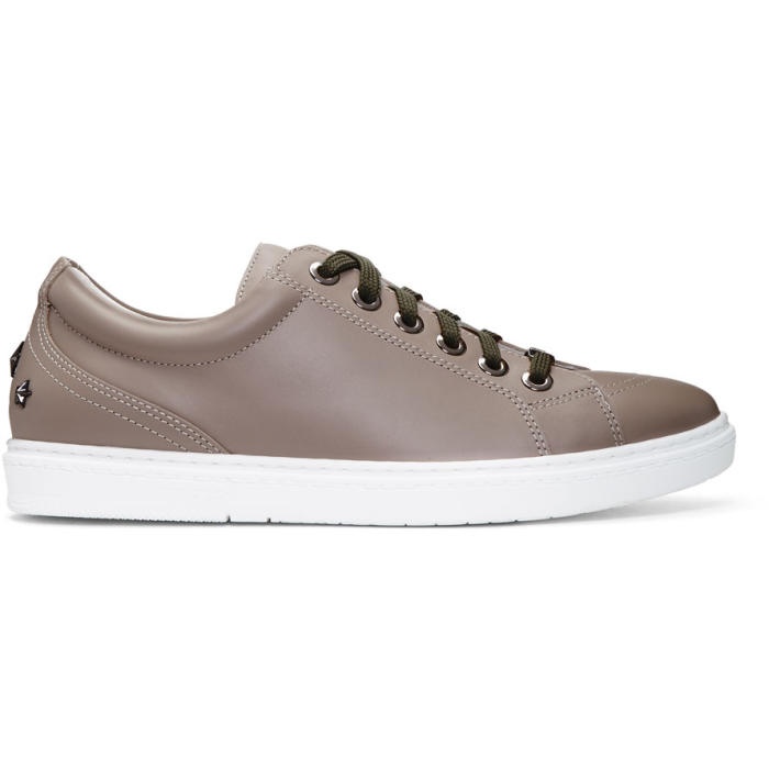 Photo: Jimmy Choo Taupe Cash Sneakers