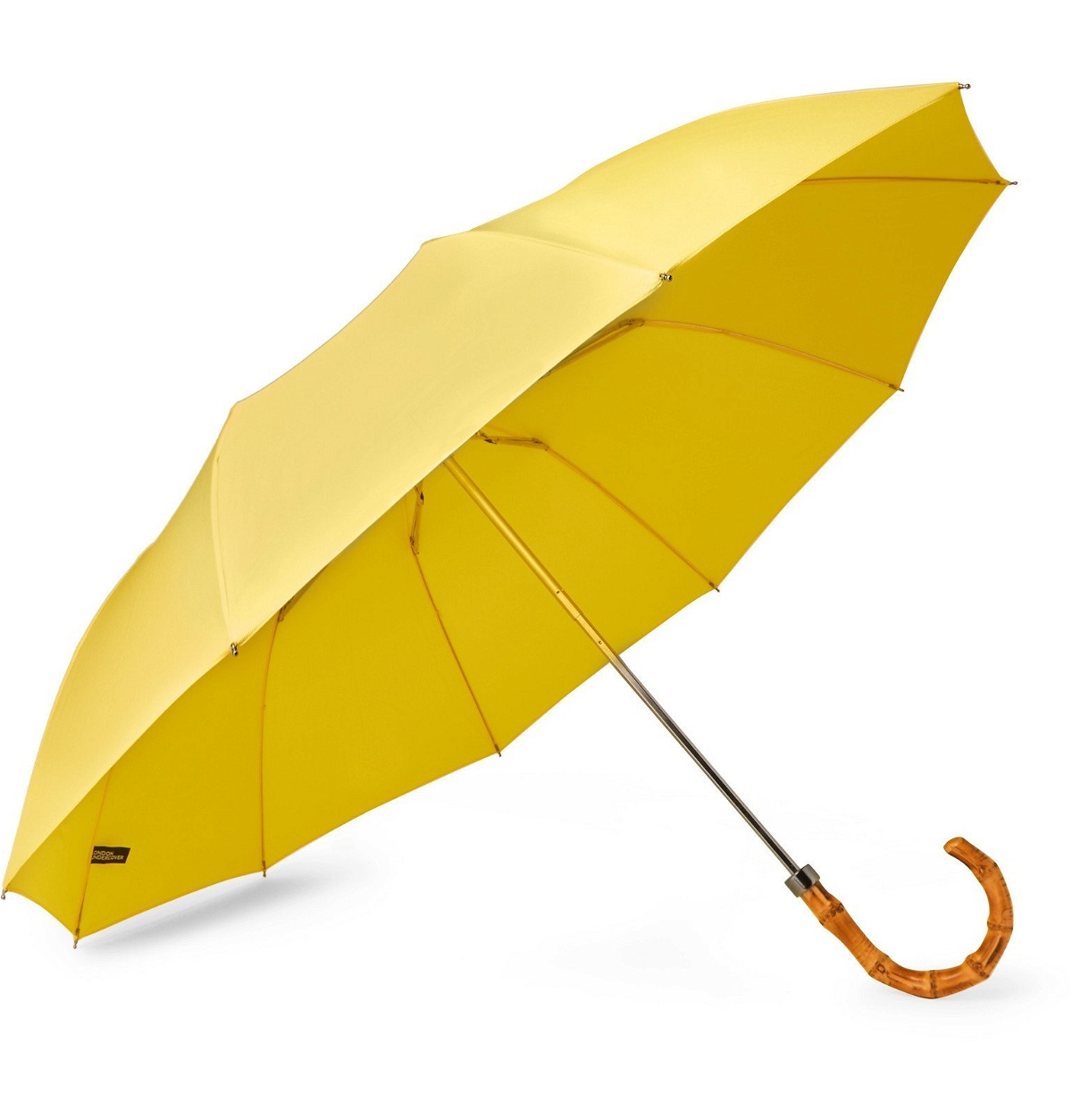 Photo: London Undercover - Bamboo-Handle Umbrella - Yellow