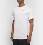 Nike Training - Pro Mesh-Panelled Breathe Dri-FIT T-Shirt - White