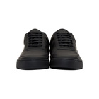 Filling Pieces Black and Yellow Low Mondo Ripple Sneakers