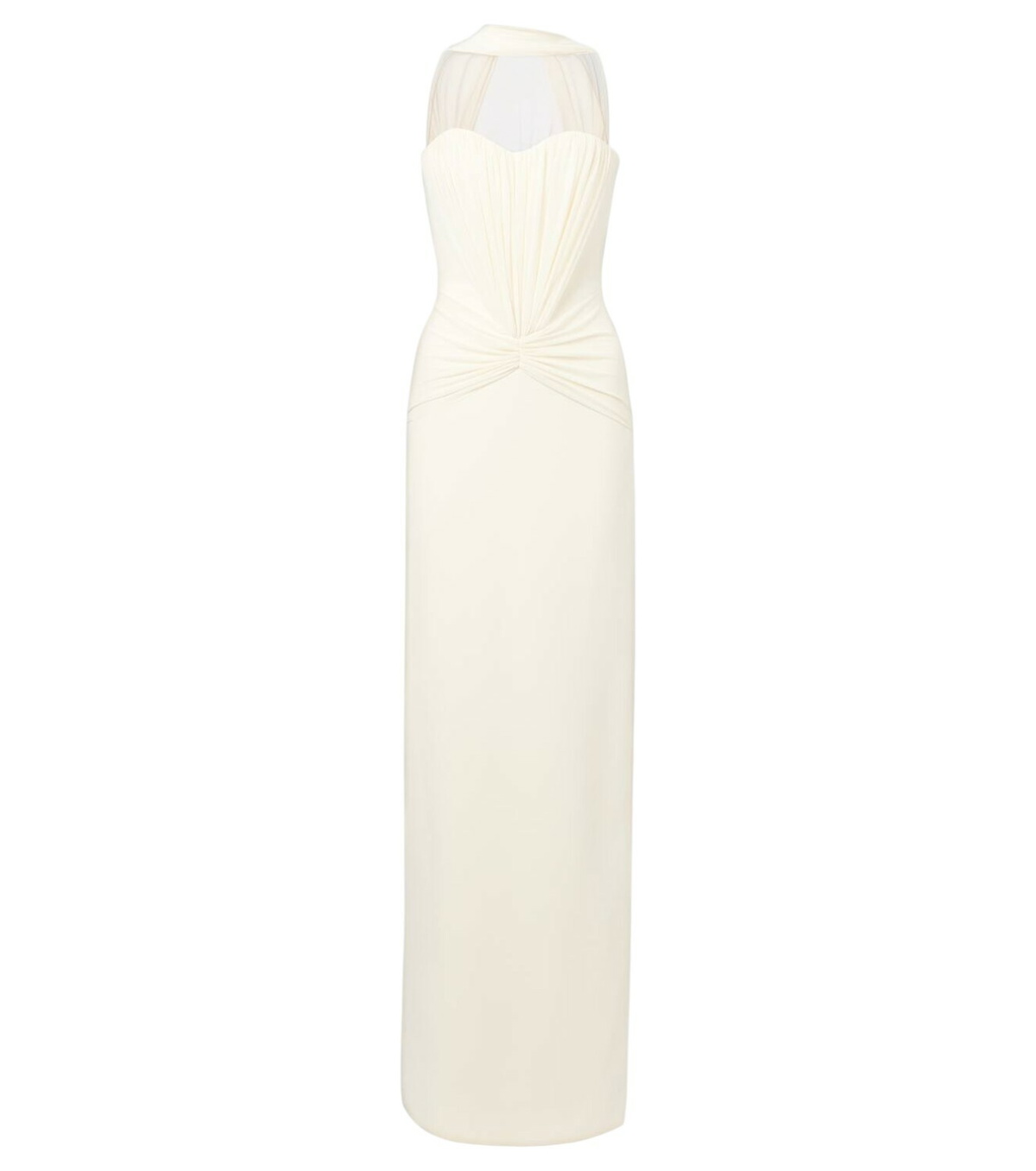 David Koma Rectangle Crystal Embroidery Detail Midi Dress