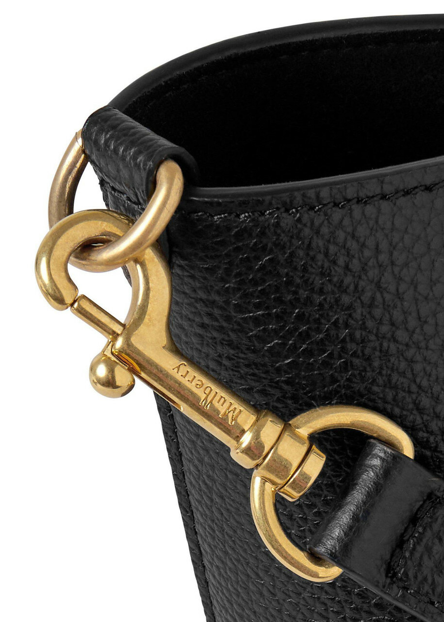 Mulberry Bayswater Mini Grained Leather Cross-body bag - Black - One Size