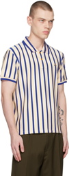 Vivienne Westwood Off-White Striped Polo