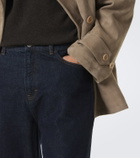 Frame Mid-rise wide-leg jeans