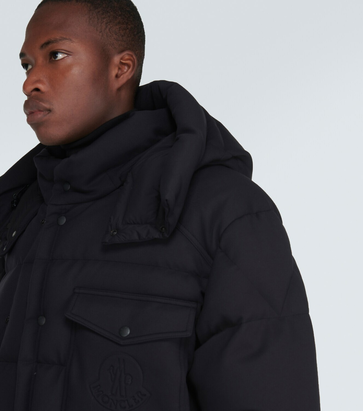 Moncler Moncler Karakorum tech jersey down jacket Moncler