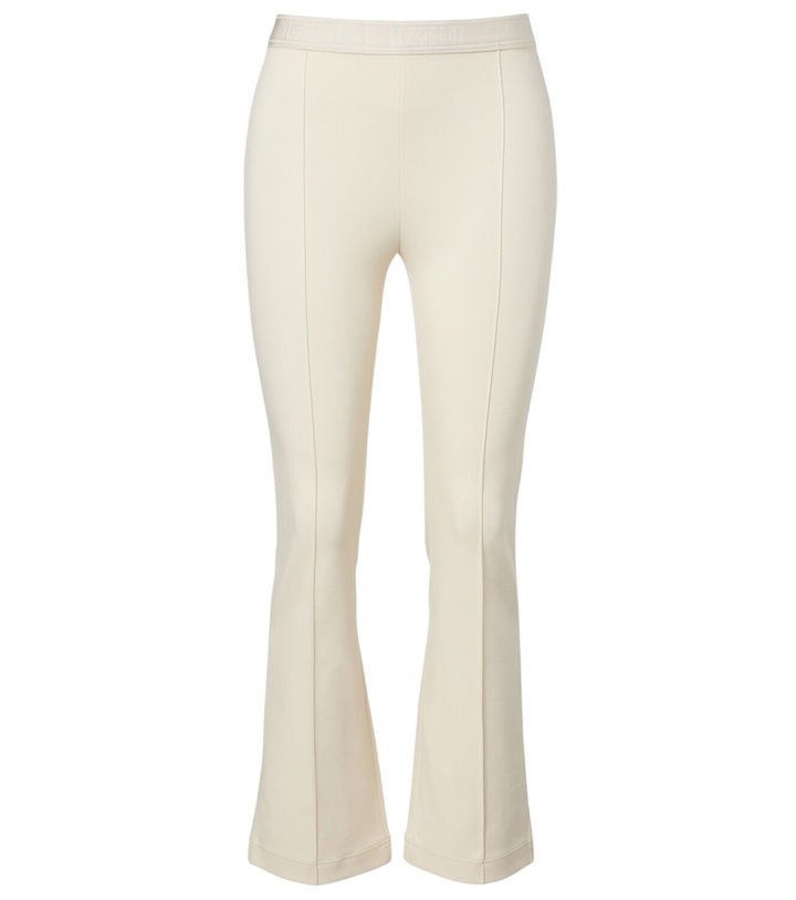 Photo: Wolford Grazia cropped jersey flared pants