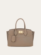 Ferragamo Womens New Ferragamo Studio Soft bag (M) in Beige