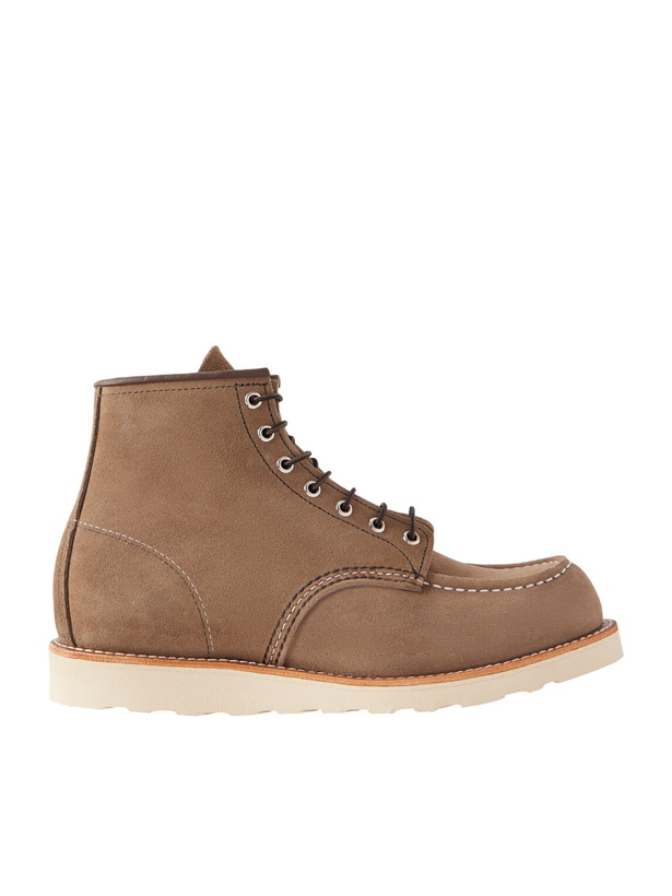 Photo: Red Wing Shoes - 8838 Classic Moc Suede Boots - Neutrals