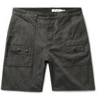 nonnative - Worker Cotton-Blend Oxford Cargo Shorts - Gray