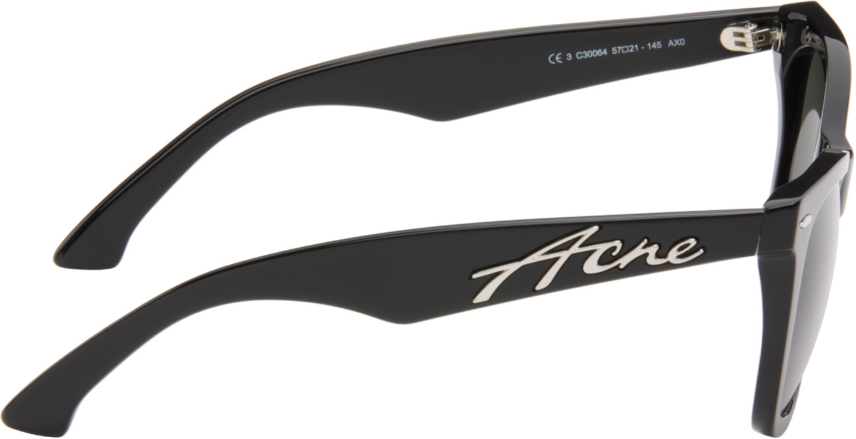 Acne Studios Black Square-Frame Sunglasses