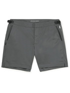 Orlebar Brown - Bulldog Short-Length Mid-Length Swim Shorts - Gray