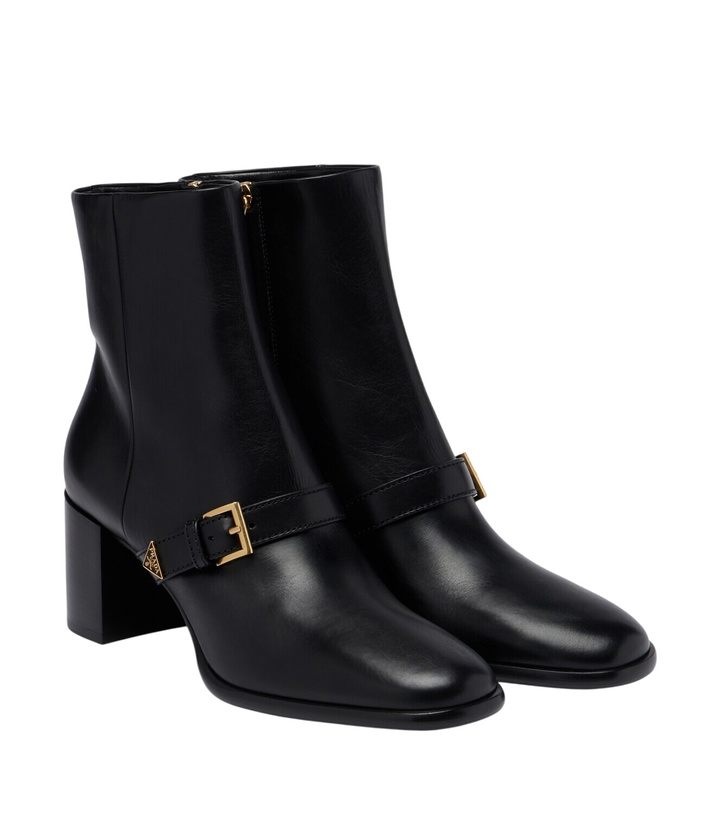 Photo: Prada Leather ankle boots