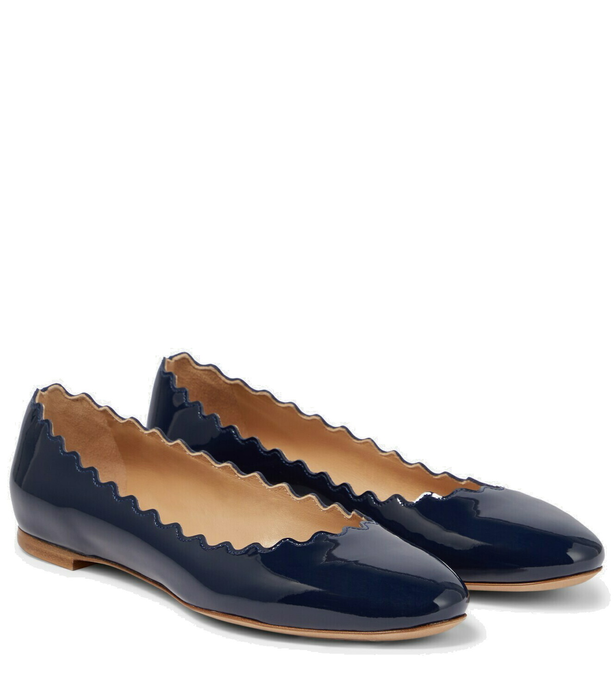 Chloé Lauren patent leather ballet flats Chloe