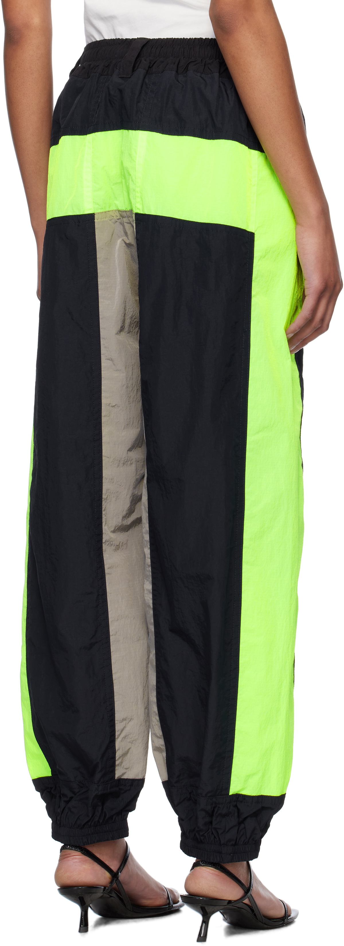 Meryll Rogge Multicolor Textured Nylon Track Pants