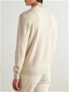 De Petrillo - Merino Wool and Cashmere-Blend Sweater - White