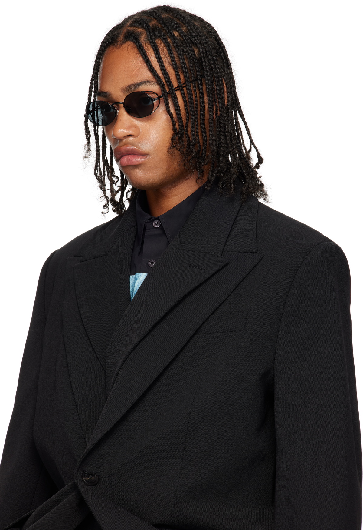 Jean Paul Gaultier Black 'The 55-3175' Sunglasses