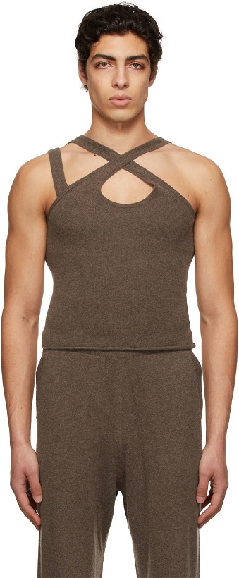 Photo: extreme cashmere Brown n°222 Raver Tank Top