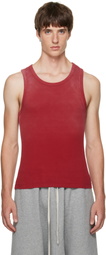 Entire Studios Red Rib Tank Top