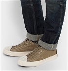 visvim - Skagway Cotton-Canvas and Leather Sneakers - Men - Green
