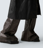 Rick Owens Coated wide-leg jeans