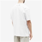 Comme des Garçons SHIRT Men's Oversized Back Neck Logo Tee in White
