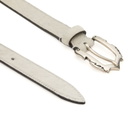 Molebo M2452 Belt in White Cow Hair