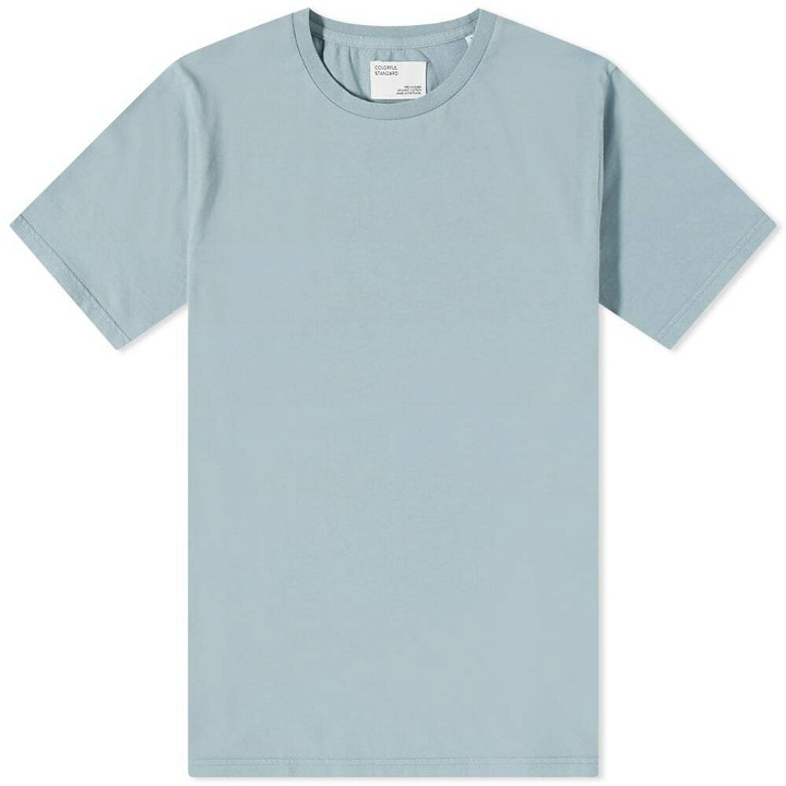 Photo: Colorful Standard Men's Classic Organic T-Shirt in Steel Blue