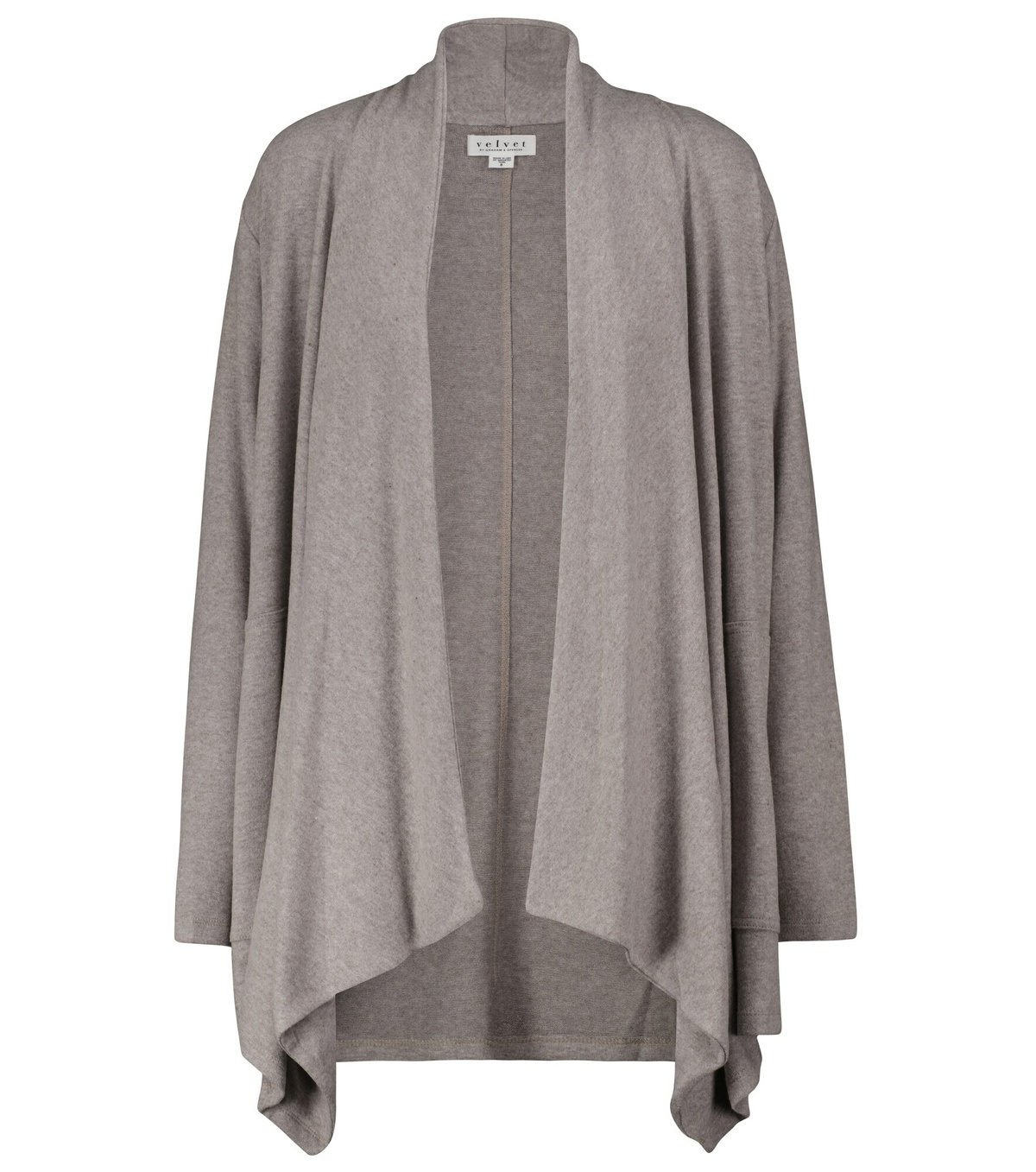 Velvet Longline Suit Blazer Cardigan