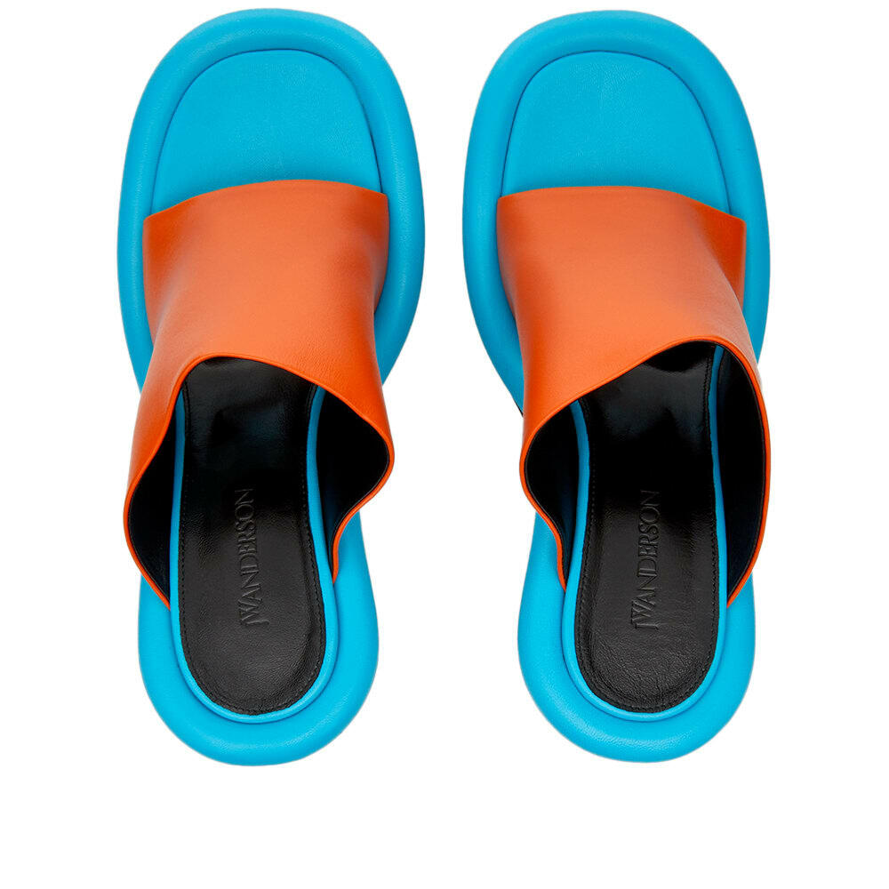 JW Anderson Women's Bumper Mule Heel in Orange JW Anderson