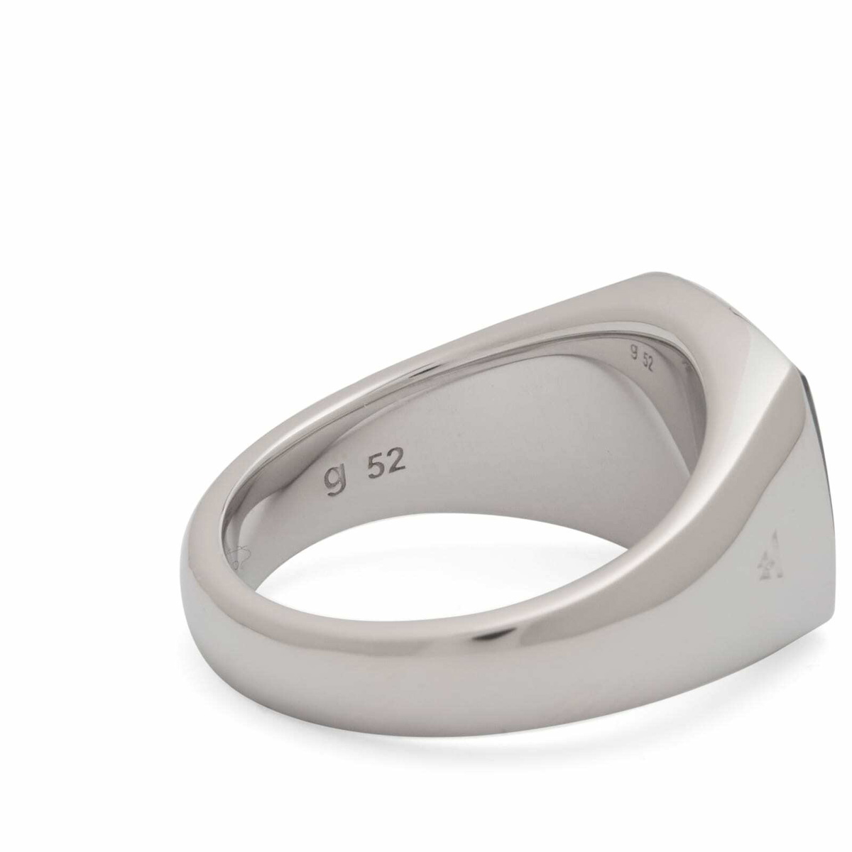 Tom Wood Kay Ring in Black Larvikite