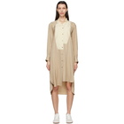 Loewe Beige Anagram Shirt Dress