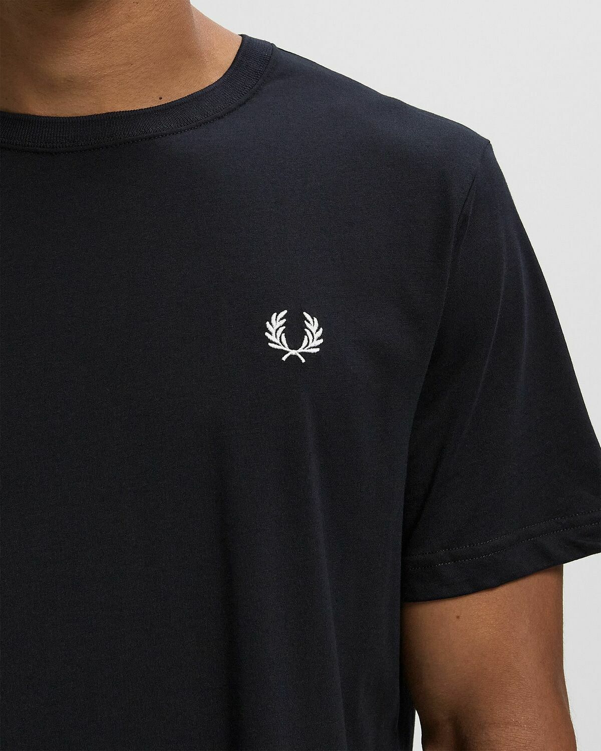 Fred Perry CREWNECKT-SHIRT Blue Mens Shortsleefe