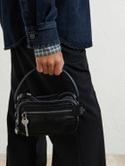 Acne Studios - Camero Embellished Textured-Leather Messenger Bag