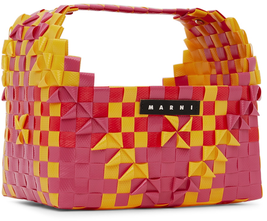 Marni Kids Multicolor Rainbow Tote