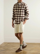 Polo Ralph Lauren - Straight-Leg Logo-Embroidered Cotton-Jersey Drawstring Shorts - Neutrals