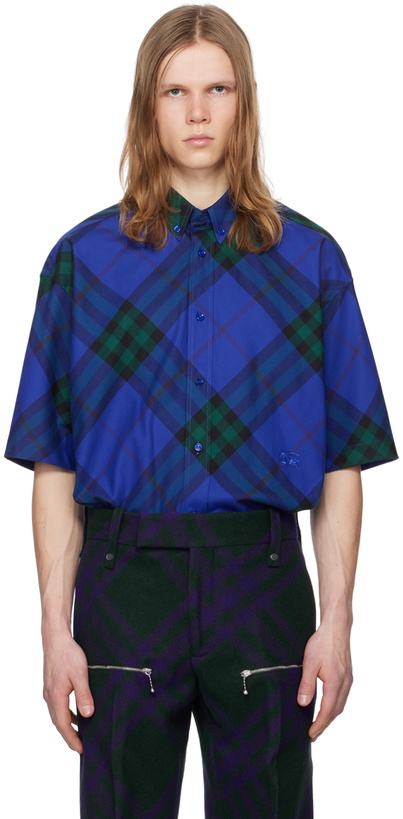 Photo: Burberry Blue Check Shirt