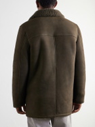 Mr P. - Shearling Coat - Green