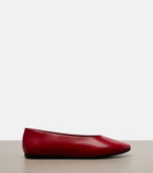 Prada Leather ballet flats