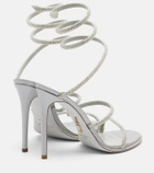 Rene Caovilla Cleo embellished satin sandals