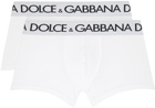 Dolce&Gabbana Two-Pack White Boxers