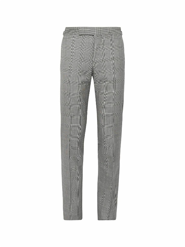 Photo: TOM FORD - O'Connor Slim-Fit Prince of Wales Checked Wool Suit Trousers - Gray