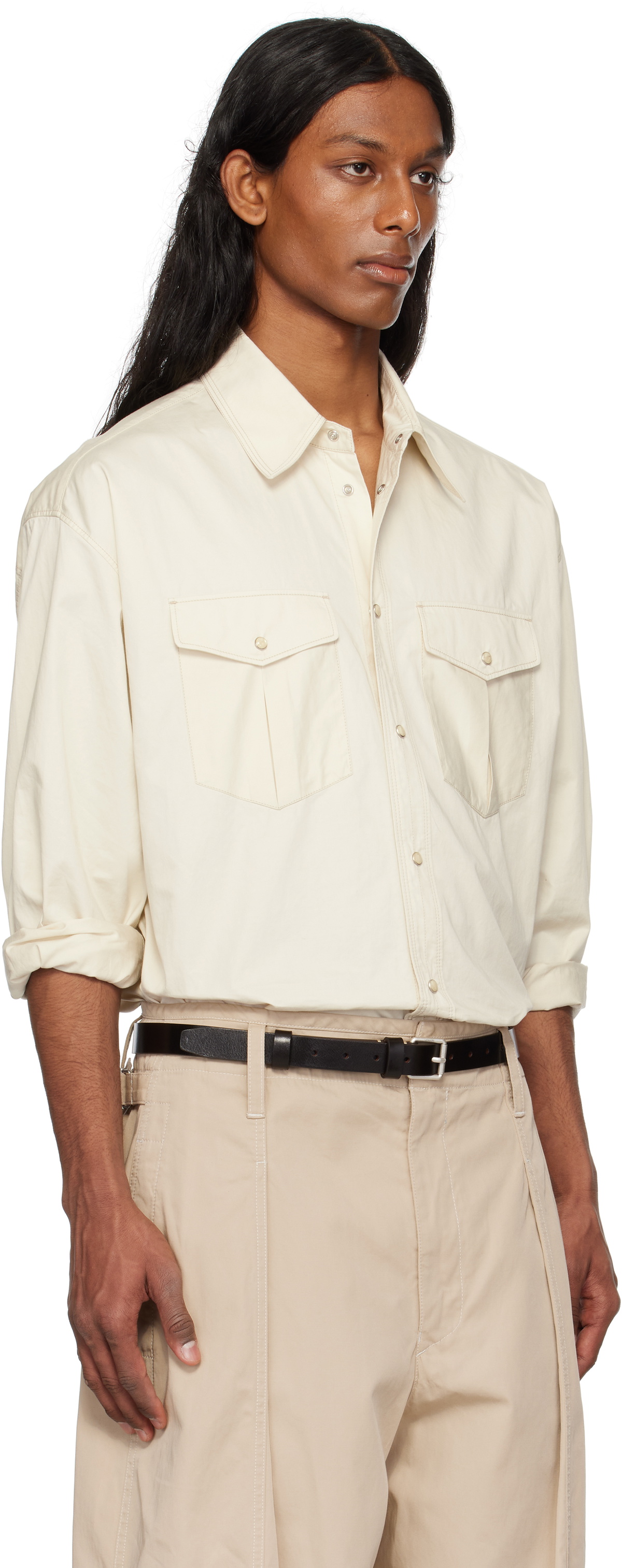 LEMAIRE Off-White Western Shirt Lemaire