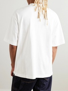 Off-White - Printed Cotton-Jersey T-Shirt - White