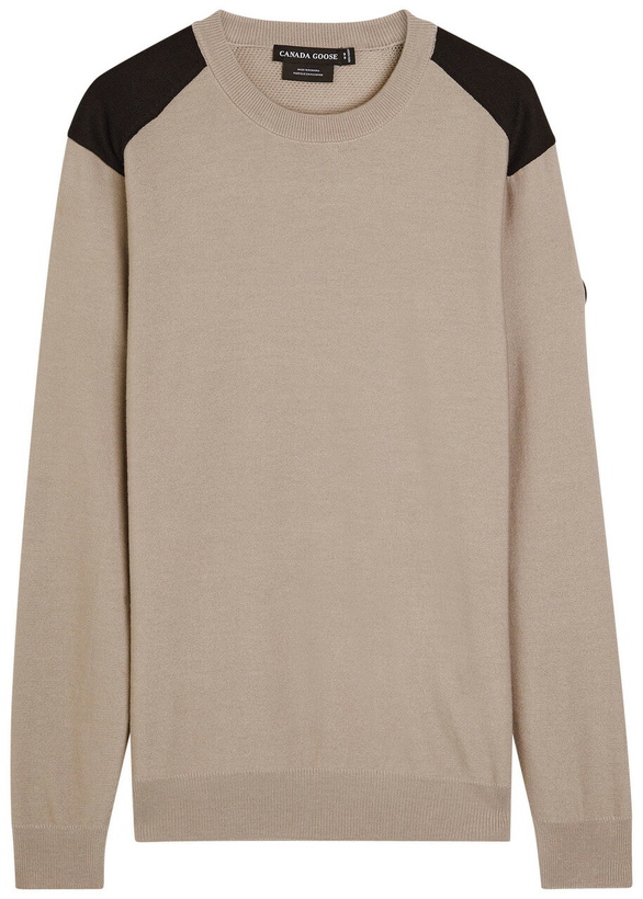 Photo: Canada Goose Dartmouth Wool Jumper Beige