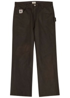 Bode Knolly Brook Straight-leg Waxed Cotton Trousers Brown