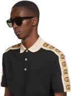 Gucci Black 57 Sunglasses