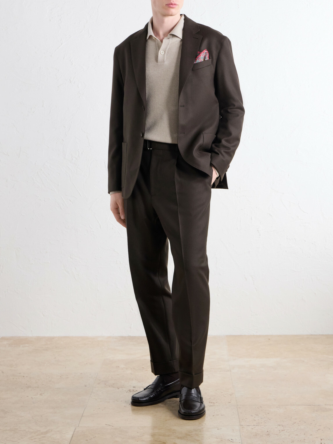 Officine Générale - Michel Wool-Twill Suit Jacket - Brown