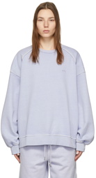 Juun.J Purple Garment-Dyed Sweatshirt
